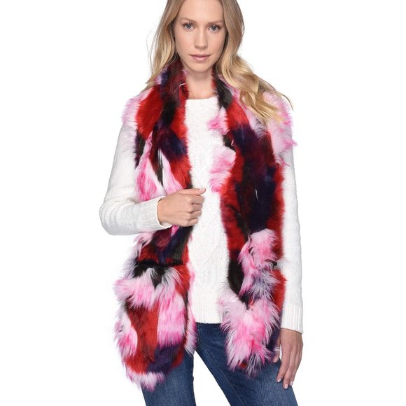 ugg faux fur scarf